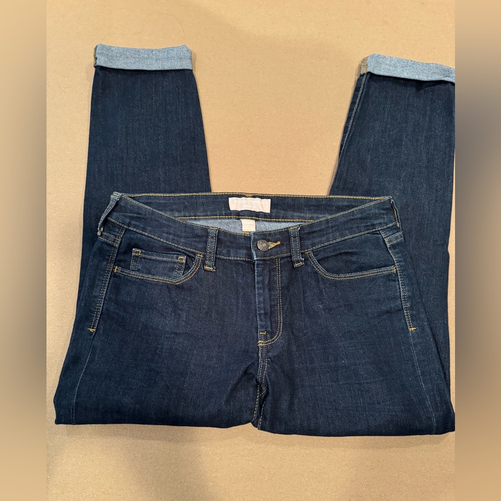 Banana Republic Skinny cuffed ankle jeans -,Size 4/27